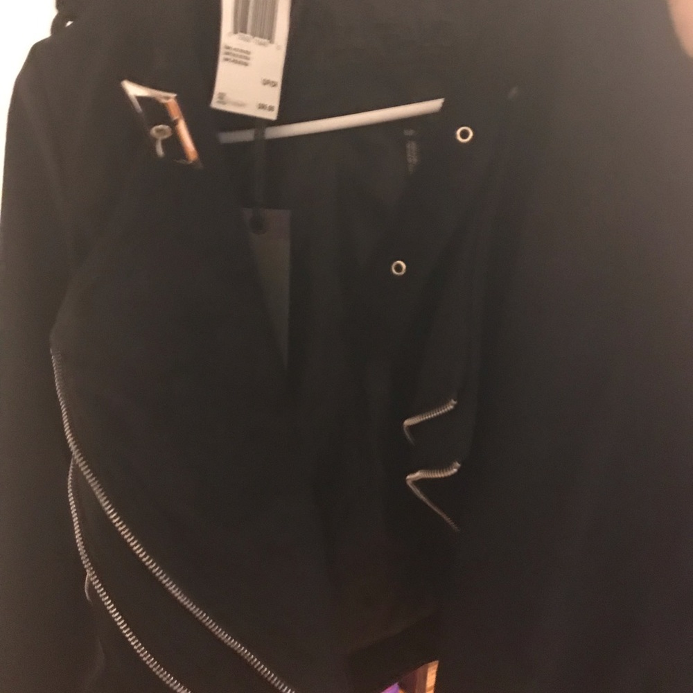 Buffalo suede like , moto jacket black size small